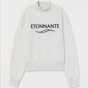 Etonnante Mock Neck Sweatshirt